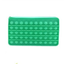 Load image into Gallery viewer, Colorful Stress Relief Squeeze Anti Stress Pop It Soft Pencil Case For Students Rainbow Color School Case
