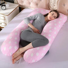 Load image into Gallery viewer, Comfort Cradle Pregnancy Pillow - U Shape
