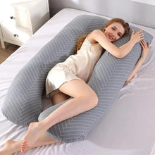 Load image into Gallery viewer, Comfort Cradle Pregnancy Pillow - U Shape
