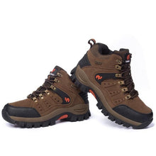 Load image into Gallery viewer, Comfortable Outdoor Waterproof Hiking Boots Men's Spring And Autumn Hiking Wear-Resistant Mountain Sports Boots Hunting Shoes High Waterproof Hiking Boots Outdoor Lightweight Mens Shoes
