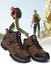 Load image into Gallery viewer, Comfortable Outdoor Waterproof Hiking Boots Men's Spring And Autumn Hiking Wear-Resistant Mountain Sports Boots Hunting Shoes High Waterproof Hiking Boots Outdoor Lightweight Mens Shoes
