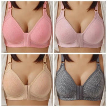 Load image into Gallery viewer, Comfortable Seamless Bra For Women Fashion Push Up Bras Wire Free Lingerie Full Cup Bralette Cotton Underwear Brassiere Front Closure

