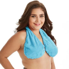 Load image into Gallery viewer, Comfortable Women Towel Bra Chest Hanging Neck Wrapped Big Bra Breastfeeding Lightweight Ladies Towel Bra
