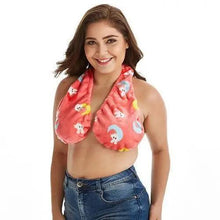 Load image into Gallery viewer, Comfortable Women Towel Bra Chest Hanging Neck Wrapped Big Bra Breastfeeding Lightweight Ladies Towel Bra
