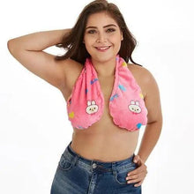 Load image into Gallery viewer, Comfortable Women Towel Bra Chest Hanging Neck Wrapped Big Bra Breastfeeding Lightweight Ladies Towel Bra
