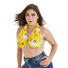 Load image into Gallery viewer, Comfortable Women Towel Bra Chest Hanging Neck Wrapped Big Bra Breastfeeding Lightweight Ladies Towel Bra
