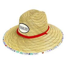 Load image into Gallery viewer, Peter Grimm Peanuts Comic Strip - Rye Straw Lifeguard Hat
