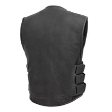 Load image into Gallery viewer, Commando Men's Leather Swat Style Motorcycle Vest

