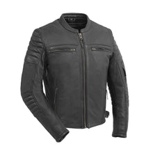 Load image into Gallery viewer, Commuter Men's Motorcycle Leather Jacket
