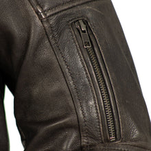 Load image into Gallery viewer, Commuter Men's Motorcycle Leather Jacket
