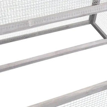 Load image into Gallery viewer, Compact Grey Rabbit Hutch with Folding Runway
