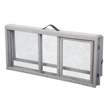 Load image into Gallery viewer, Compact Grey Rabbit Hutch with Folding Runway
