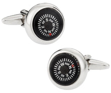 Load image into Gallery viewer, Compass Cufflinks
