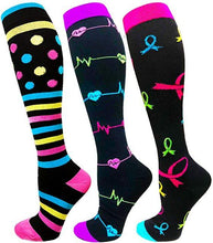 Load image into Gallery viewer, Compression Socks Athletic Best Graduated Breathable Nursing Socks Fit Running Outdoor Sports Socks Hiking Socks For Athlete Men And Women
