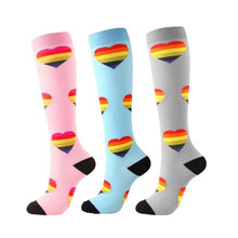Load image into Gallery viewer, Compression Socks Athletic Best Graduated Breathable Nursing Socks Fit Running Outdoor Sports Socks Hiking Socks For Athlete Men And Women
