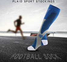 Load image into Gallery viewer, Compression Socks Nylon Medical Nursing Stockings Specializes Outdoor Cycling Sport Socks Men,20-30mmhg Run Nurse Socks for Edema Diabetic Varicose Veins Fast-drying Breathable Adult Sports Socks
