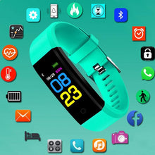 Load image into Gallery viewer, Connected Child Smart Sport Watch For Girls Boys Students Wrist Clock Electronic LED Digital Child Wrist Watch Fitness Tracker With Heart Rate Monitor Waterproof Activity Tracker With Sport Modes Sleep Monitor Fitness Watch With Call SMS Reminder
