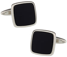 Load image into Gallery viewer, Conservative Black Cufflinks
