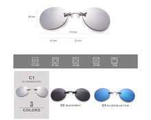 Load image into Gallery viewer, Convenient And Lightweight Sun Protection Sunglasses New Clip On Nose Glasses New Round Rimless Matrix Shape Sunglasses For Men &amp; Women  Mini Frameless Vintage Sunglasses For men
