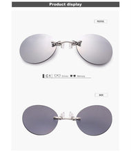 Load image into Gallery viewer, Convenient And Lightweight Sun Protection Sunglasses New Clip On Nose Glasses New Round Rimless Matrix Shape Sunglasses For Men &amp; Women  Mini Frameless Vintage Sunglasses For men
