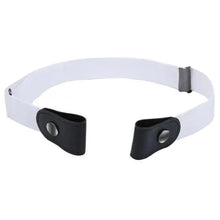 Load image into Gallery viewer, Cool Buckle-Free Stretch Elastic Waist Belt Unisex Style No Buckle Fashion Waistbands For Men And Women Simple Black Stretch Belt Invisible Elastic Belt For Jeans Pants Dresses
