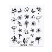 Load image into Gallery viewer, Cool Geometrics Pattern Water Decals Stickers Flower Leaves Slider For Nails Spring Summer Nail Art Decoration Tattoos Women Nail Art Stickers Water Transfer Decals Design Nail Art Supplies Manicure Acrylic Nail Foil Stencils Decorations
