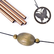Load image into Gallery viewer, Copper Wind Chimes Bells Copper Tubes Metal Pipe Wind Chimes Rust-Proof Copper Wind Chimes For Garden Patio Yard And Home Decoration Door Hanging Ornament Outdoor Yard Garden Home
