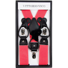 Load image into Gallery viewer, Vittorio Farina Men's Vibrant Colorful Convertible Suspender
