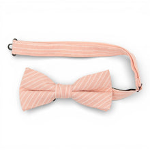 Load image into Gallery viewer, Coral Stripe - Men's Pre-tied Bow Tie
