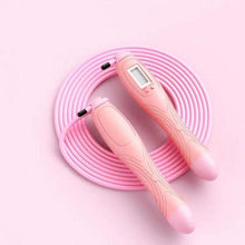 Load image into Gallery viewer, Cordless Electronic Skipping Rope Gym Fitness Cordless Skipping Smart Jump Rope With LCD Screen Counting Speed Skipping Rope With Calorie Counter Adjustable Digital Weighted Jumping Rope For Fitness Exercise Cordless Jump Rope Suitable For Women
