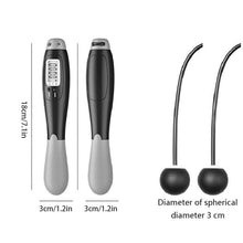 Load image into Gallery viewer, Cordless Jump Ropes Smart Electronic Digital Wireless Skip Rope Calorie Consumption Fitness Body Building Exercise Jumping Rope Calorie Counter For Fitness Exercise Boxing Cordless Skipping Rope For Adults Men Women
