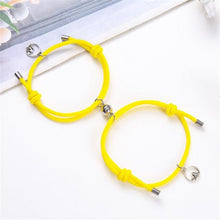 Load image into Gallery viewer, Couples Bracelets Best Friend Attract Women Men Bracelet Red Blue Rope Weaving Magnet Attract Long-Distance Couples Bracelet Mutual Attraction Matching Braided Rope Bracelet Promise Friendship Bracelet Gifts For Boyfriend Girlfriend
