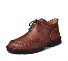 Load image into Gallery viewer, MANDOTOS Cowhide Leather Mens Boots Cushioned Insole Rugged Sole All Day Comfort Durable Construction
