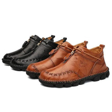 Load image into Gallery viewer, MANDOTOS Cowhide Leather Mens Boots Cushioned Insole Rugged Sole All Day Comfort Durable Construction
