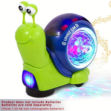 Load image into Gallery viewer, Crawling Snail &amp; Crab Baby Toys | With Lights &amp; Music - # BAGE81110024
