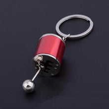 Load image into Gallery viewer, Creative Auto Part Model Gear Box Keychain Six-speed Manual Transmission Shift Lever Keyring Key Chain Free Shift Colors Keyring Turbo Keychains Gear Head Key Chain Wave Box Ornaments
