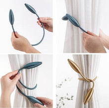 Load image into Gallery viewer, Creative Curtain Buckle Rope European Style Wild Curtain Tie Rings Window Straps For Living Room Home Decoration Accessories Curtain Tiebacks Clips Creative Window Drape Twist Tie Backs European Style Custom Made Curtain Holders Decorative
