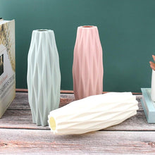 Load image into Gallery viewer, Creative Flower Vase White Imitation Ceramic Flower Pot Home Decor Plastic Vase Centerpieces and Events Ornamnet Decoration For Wedding Home Office Party Hotel Yard  Restaurant Patio Festive Furnishing
