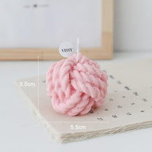 Load image into Gallery viewer, Creative Handmade Wool Ball Candle Scented Candle Hand Poured Scented Handmade Candle Decorative Candle For Bedroom Bathroom  Aromatherapy Candle Gift Box Essential Oil Scented Candle Home Decoration
