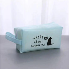 Load image into Gallery viewer, Creative Leather Black Large Capacity  Pencil Pouch For Students Unique Colors Stationery Office Pencil Cases
