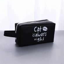 Load image into Gallery viewer, Creative Leather Black Large Capacity  Pencil Pouch For Students Unique Colors Stationery Office Pencil Cases
