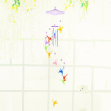 Load image into Gallery viewer, Creative Lucky Humming Bird Mobile Hanging Wind Chimes Bells Ornaments Hanging Gifts Dream-catcher Pendant Wall Home Car Decor Garden Wedding Window Decoration
