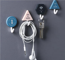 Load image into Gallery viewer, Creative Simple Hook Geometry Hook Key Umbrella Clothes Hook Strong Bathroom Wall Hook Wall Hanger Wall Keychains Holder Hanger Organizer for Home Office Dorm Rooms Decoration

