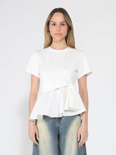 Load image into Gallery viewer, Crew Neck Oversized Bow Top

