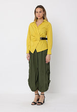 Load image into Gallery viewer, Cross Body Belt Design Side Gathered Top
