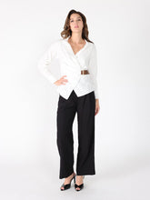 Load image into Gallery viewer, Cross Body Belt Design Side Gathered Top

