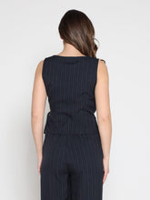 Load image into Gallery viewer, Cross body drape sleeveless top
