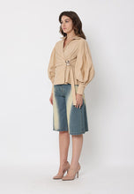 Load image into Gallery viewer, Crossbody Long Sleeve Solid Top
