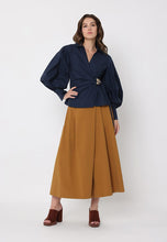 Load image into Gallery viewer, Crossbody Long Sleeve Solid Top
