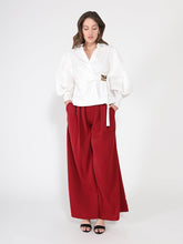 Load image into Gallery viewer, Crossbody Long Sleeve Solid Top
